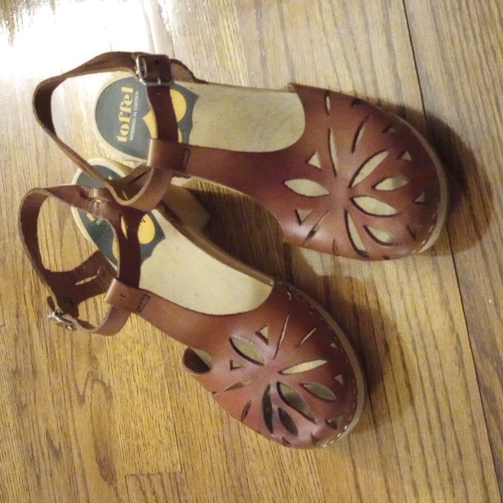 Swedish Hasbeens t strap sandals